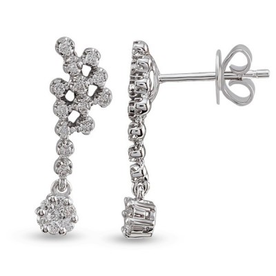 0.33 ct diamond earrings