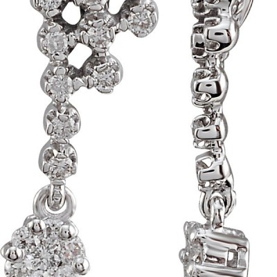 0.33 ct diamond earrings