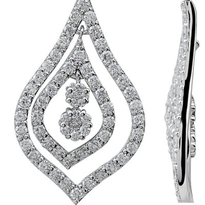 1.53 ct diamond earrings