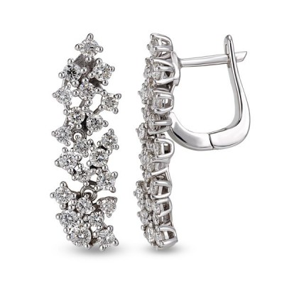 1.00 ct diamond earrings