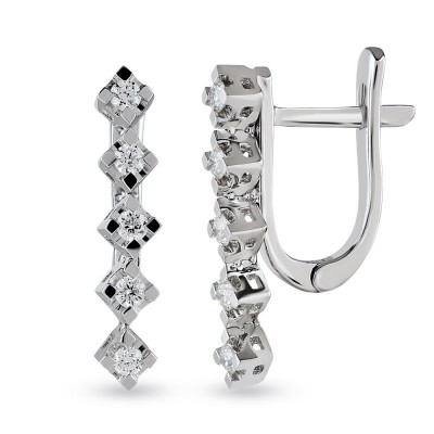 0.80 ct diamond earrings