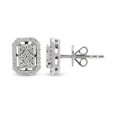 0.47 ct diamond earrings