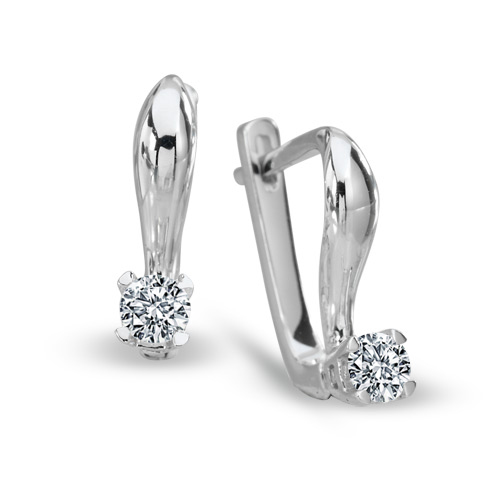 0.20 ct diamond earrings