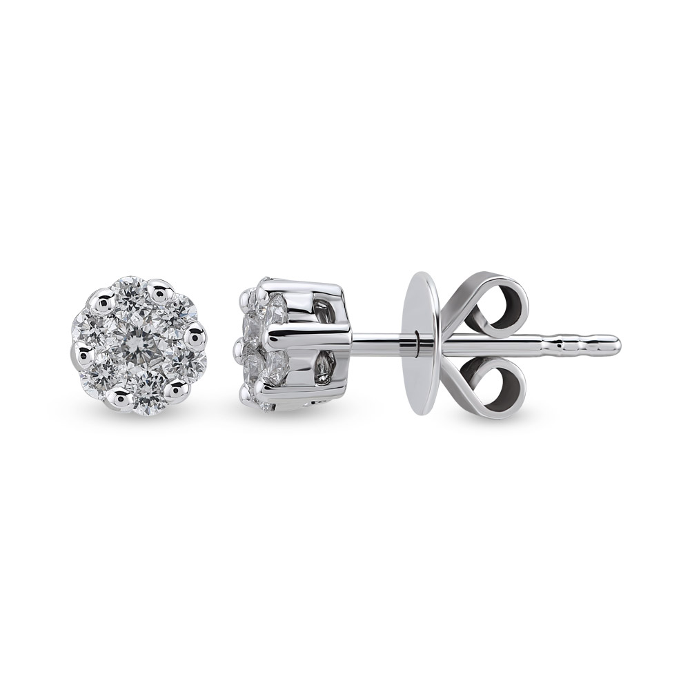0.27 ct diamond earrings