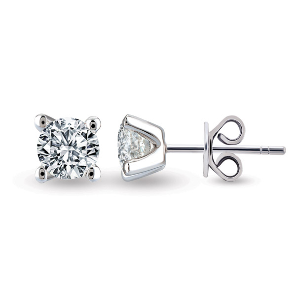 0.30 ct diamond earrings