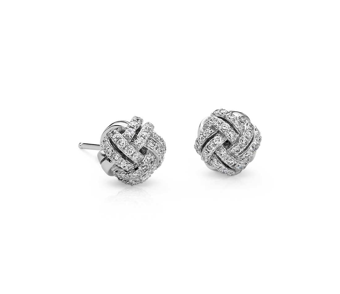 0.44 ct diamond earrings