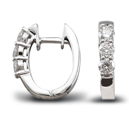 0.50 ct diamond earrings