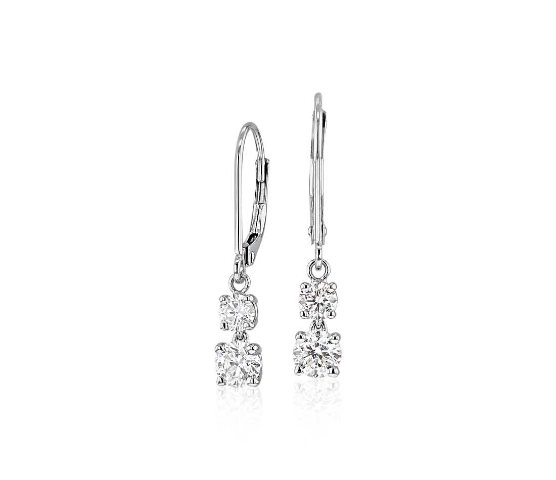 1.00 ct diamond earrings