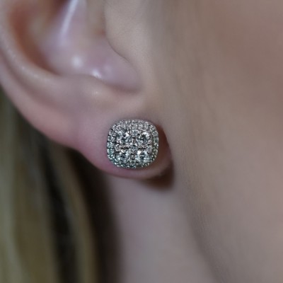 1.47 ct diamond earrings
