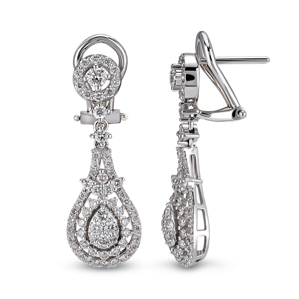 1.41 ct diamond earrings