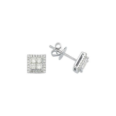 0.56 ct diamond earrings