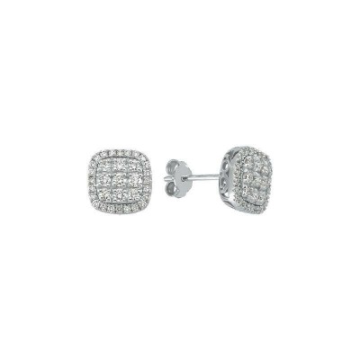 0.76 ct diamond earrings