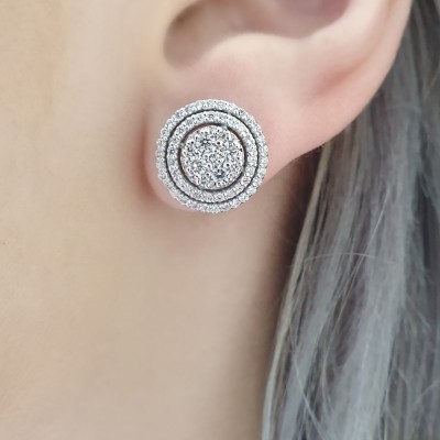 1.25 ct Diamond Earrings