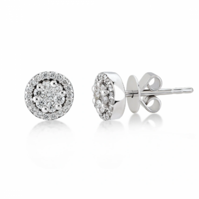 0.47 ct diamond earrings
