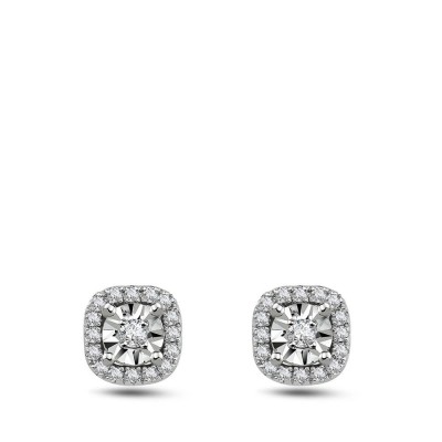 0.39 ct diamond earrings
