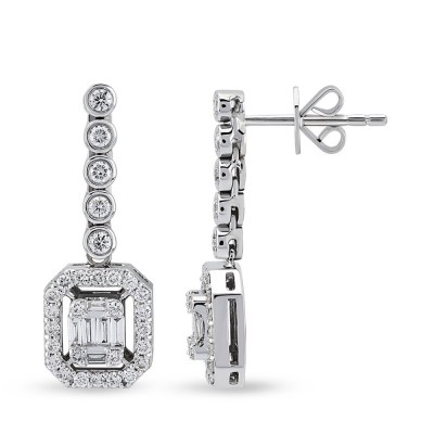 0.90 ct Diamond Earrings