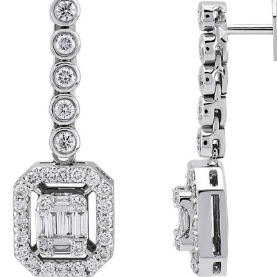 0.90 ct Diamond Earrings