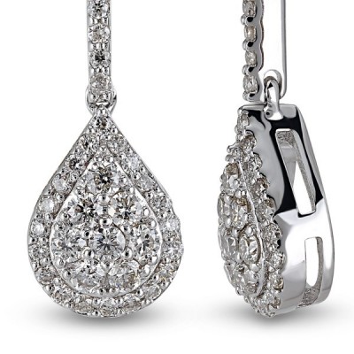 0.70 ct diamond earrings