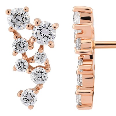 0.56 ct diamond earrings