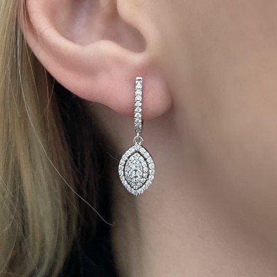 0.85 ct Diamond Earrings