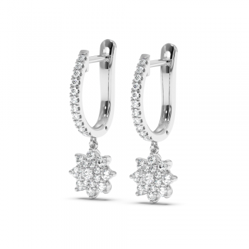 0.57 ct diamond earrings
