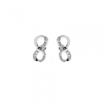 Lover earrings with 0.13 ct diamonds