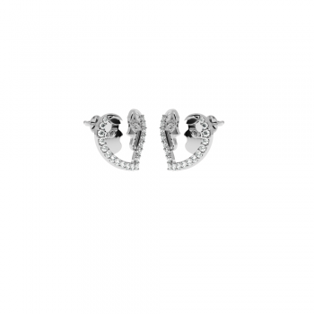 Lover earrings with diamonds approx. 0.33 ct