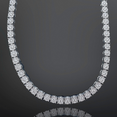 8.50 ct diamond choker