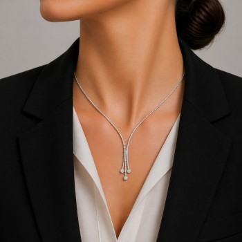 2.09 ct diamond necklace