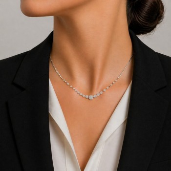 2.20 ct diamond necklace