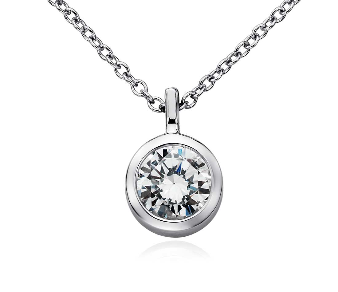 Diamond Solitaire pendant with 0.80 ct diamond