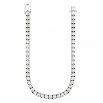 Tennis necklace with 13.50ct diamonds