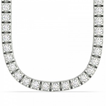Tennis necklace with 20.61ct diamonds
