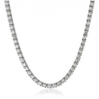 Tennis necklace with 4.31ct diamonds