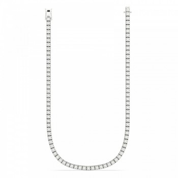 Tennis necklace with 4.50ct diamonds