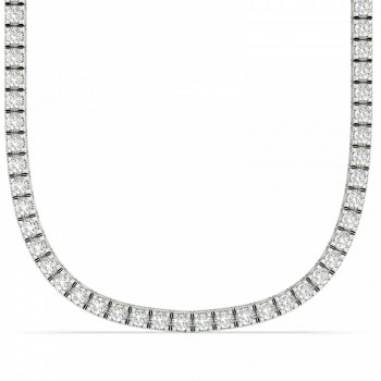 Tennis necklace with 5.00ct diamonds