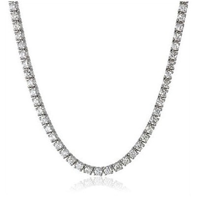 Tennis necklace with 6.21 ct Diamonds