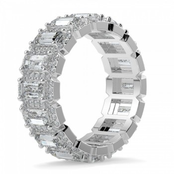 Ring with 1.17 ct Baget Diamonds and 1.08 ct side diamonds