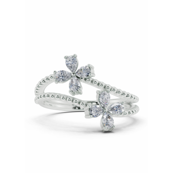 0.41ct Pear Cut diamond ring