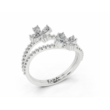 0.41ct Pear Cut diamond ring