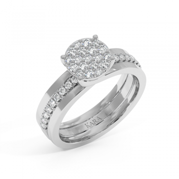 0.42ct diamond ring