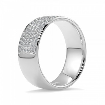 Semi Eternity ring with 0.60ct diamonds
