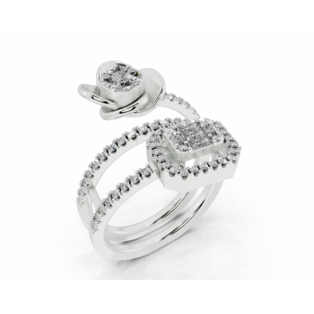 0.61ct diamond ring