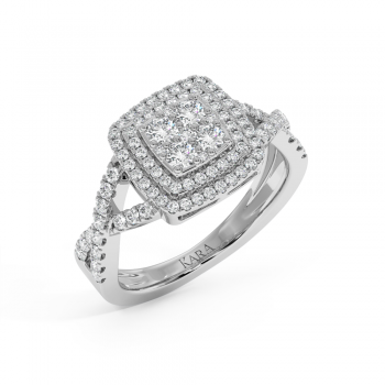 0.74ct Diamond Ring