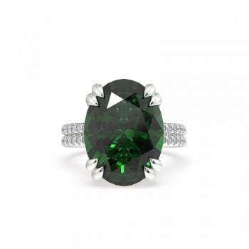 Ring with 1.05 ct. Diamonds and 10.43 ct. Byron