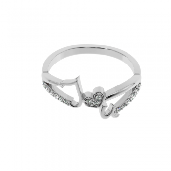 Diamond ring weighing approximately 0.13 ct