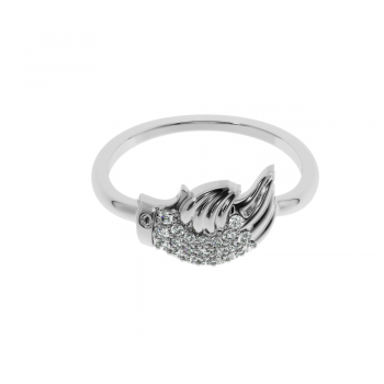 Ring with diamonds approx. 0.18 ct