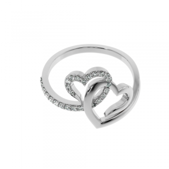 Diamond ring weighing approximately 0.24 ct