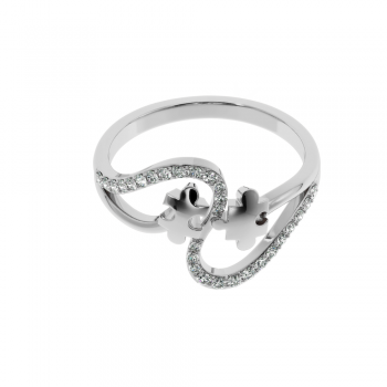 Ring with diamonds approx. 0.25 ct