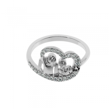 Diamond ring weighing approximately 0.31 ct